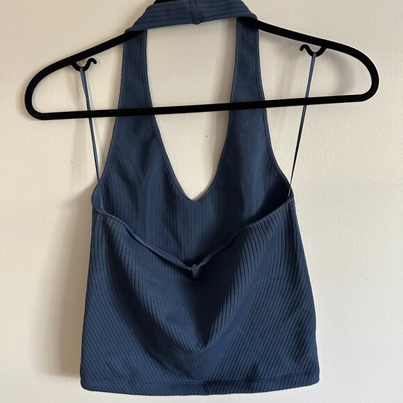 Dynamite Blue Giulia Seamless Halter Top - Picture 4 of 5